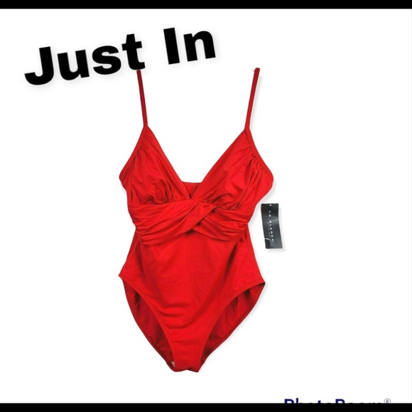 Red La Banca Swimsuit - Picture 4 of 8